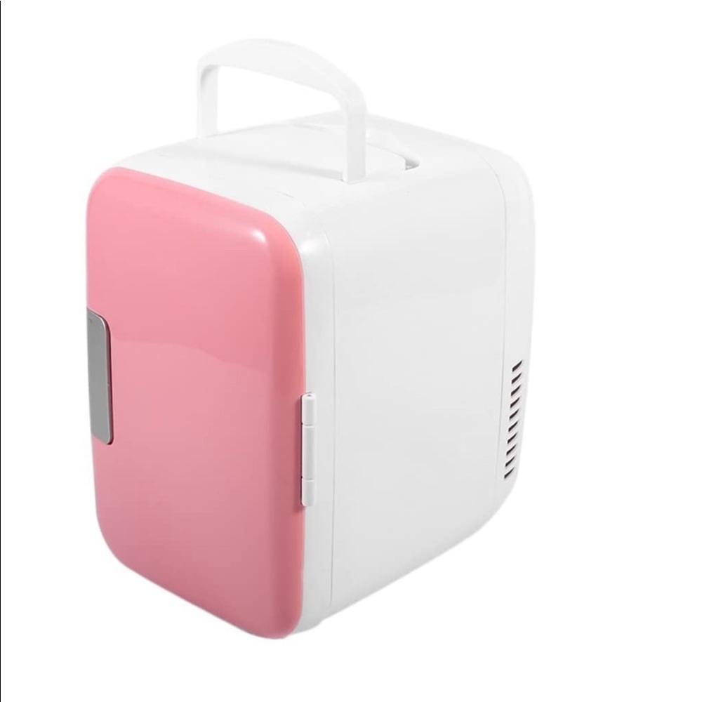 Mini Fridge Skincare pink